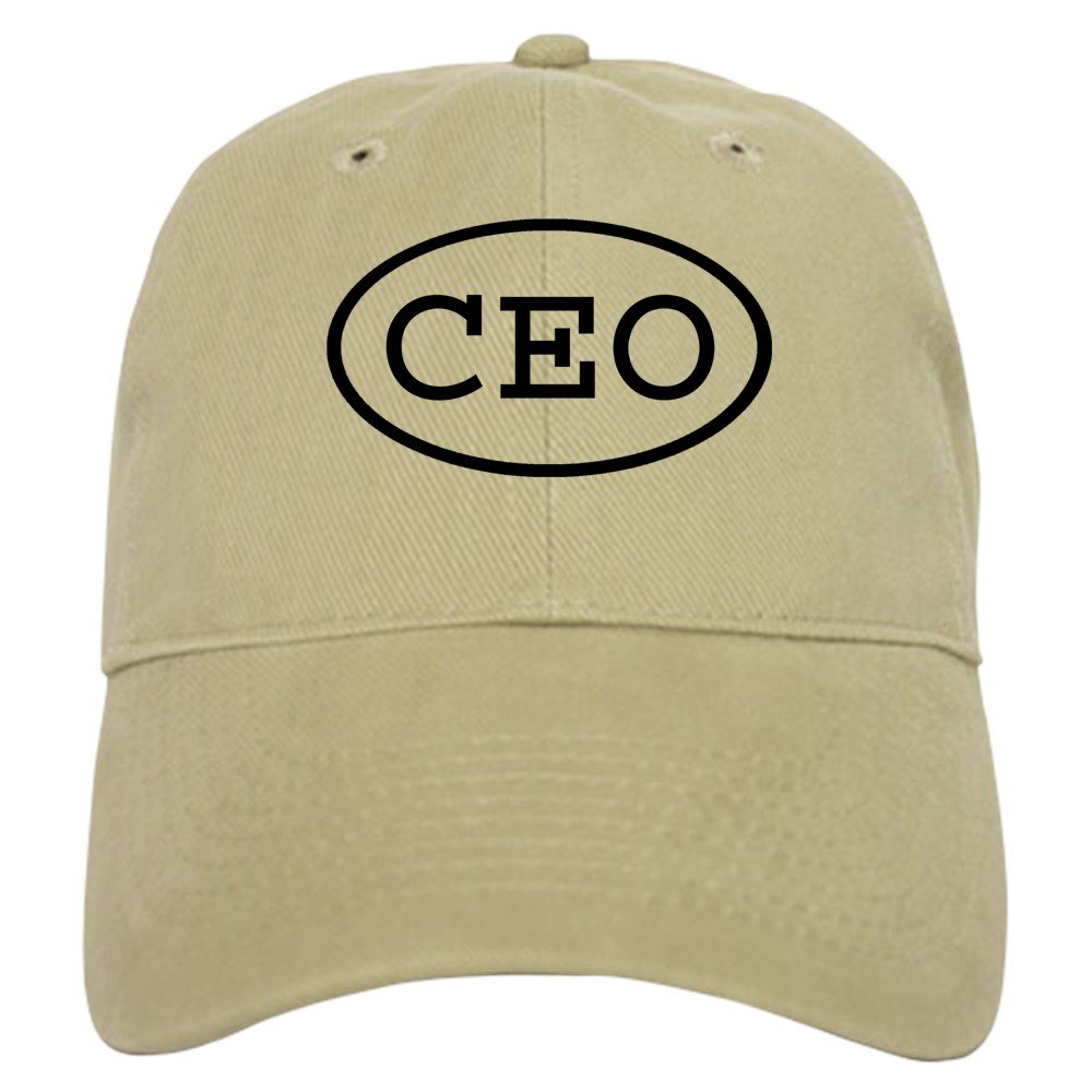 CEO Oval Cap - Adjustable Baseball Hat for Office & Outdoor