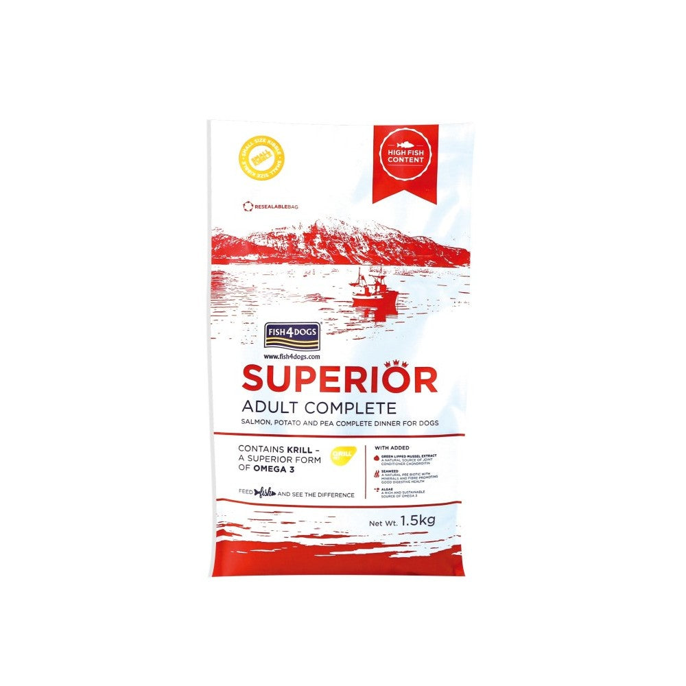 Premium Adult Salmon Dry Dog Food - High Protein Grain-Free Recipe for Healthy Skin & Coat - Ideal for Active Dogs & Sensitive Stomachs