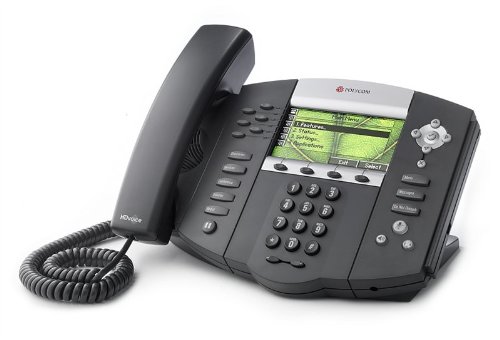 Polycom SoundPoint IP 670 VoIP Business Phone - 6-Line SIP Desk Phone for Office Communication (Power Adapter Sold Separately) | Ideal for Call Centers & Remote Work