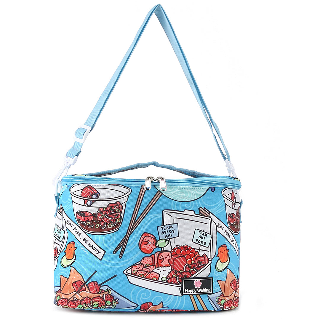 Premium Insulated Cooler Tote Bag - Medium Size for Picnics, Beach Outings & Fishing Trips - Competition Blue - Perfect for Outdoor Adventures & Party Supplies