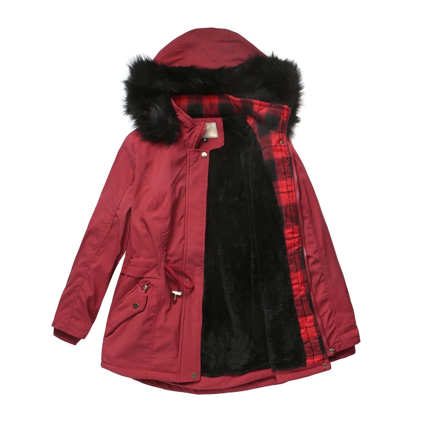 FMCHICO Women's Cropped Puffer Jacket - Lightweight Winter Coat with Warm Insulation | Stylish Short Jacket for Women | Perfect for Casual Outings, Travel & Cold Weather Fashion