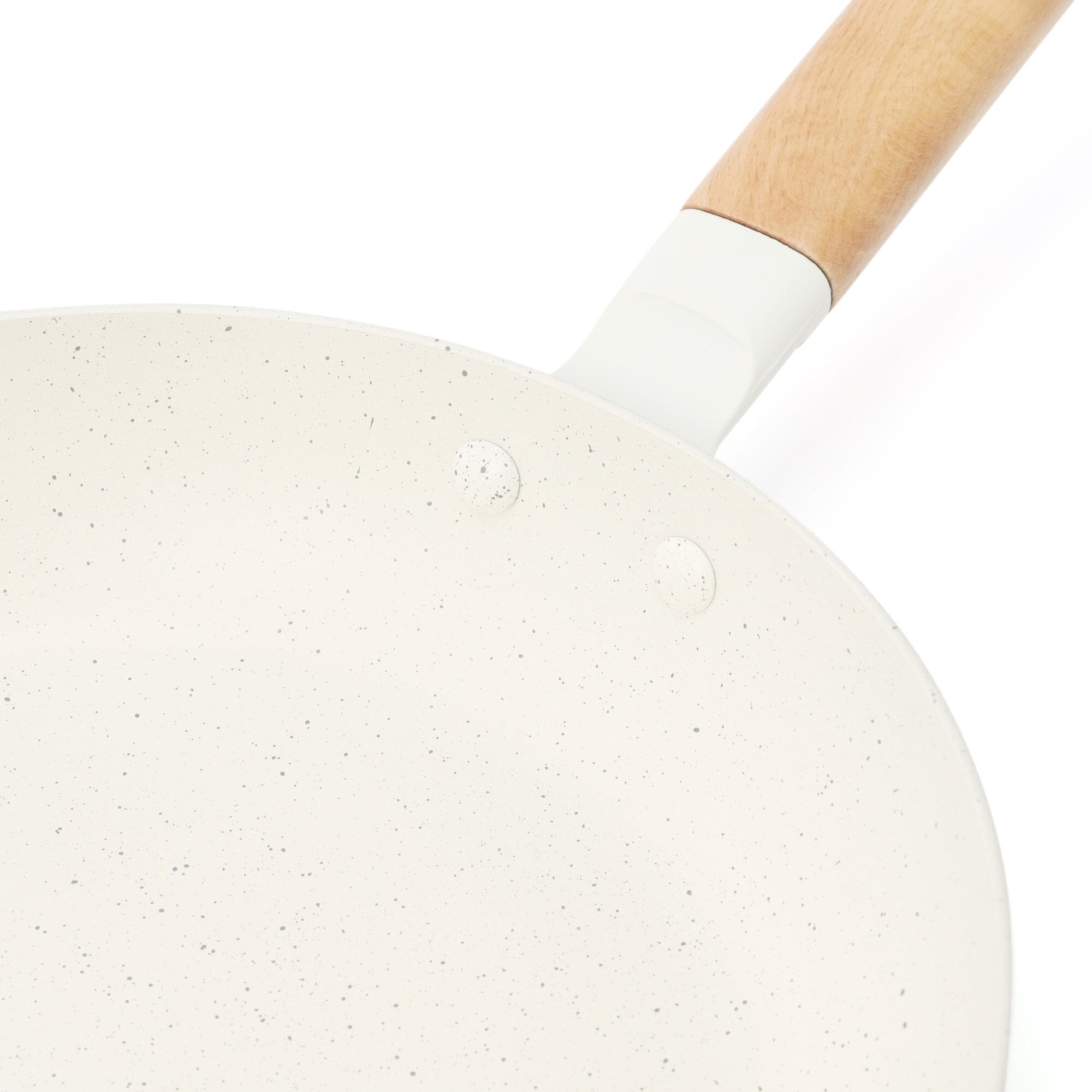 26cm Ivory IH/Direct Fire Frying Pan - Nonstick Skillet for Induction & Gas Stoves - Perfect for Sautéing, Frying & Cooking Family Meals