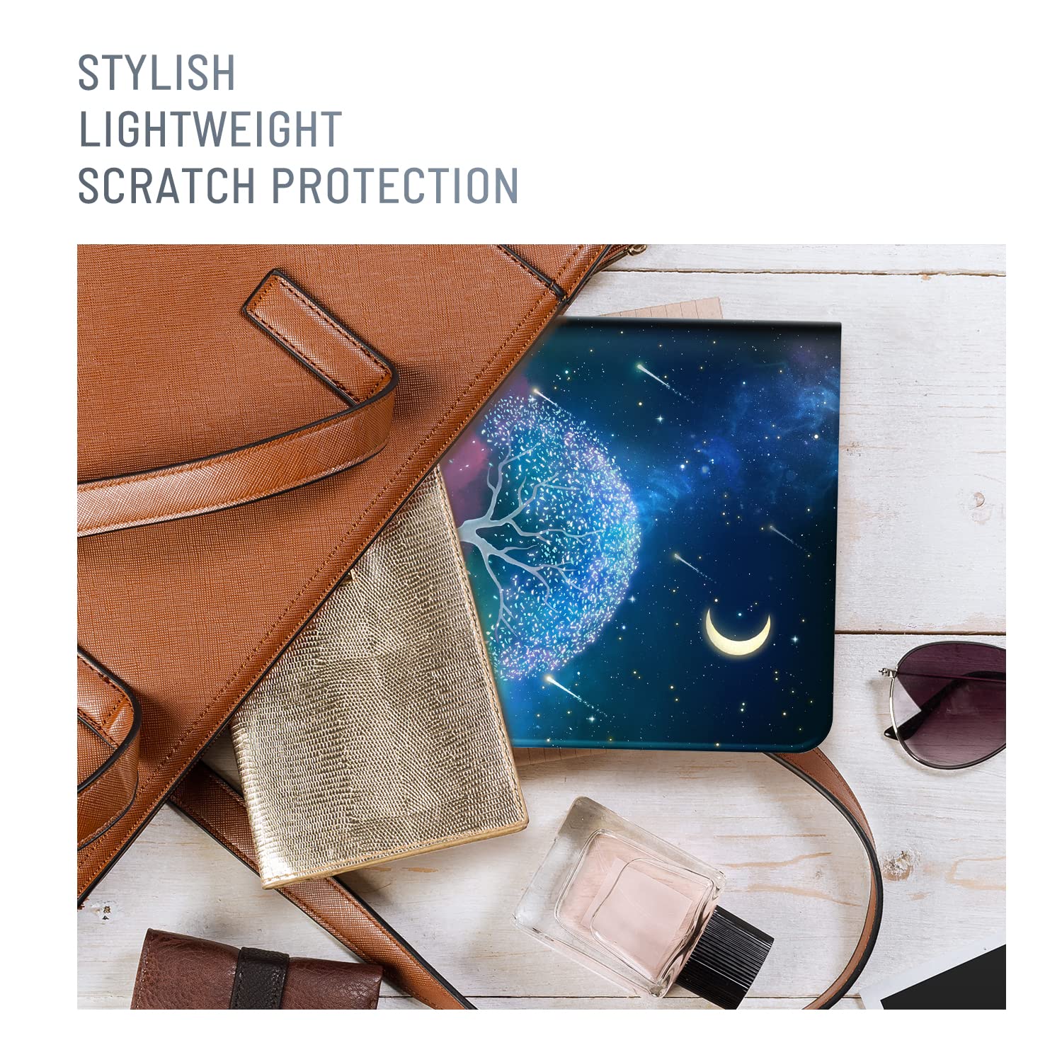 Premium iPad Air 5th/4th Gen Case (2024 M2 11-inch/10.9-inch) - Multi-Angle Stand Cover with Auto Wake/Sleep | Sky Deer Design | Perfect for Work, Travel & Home Use