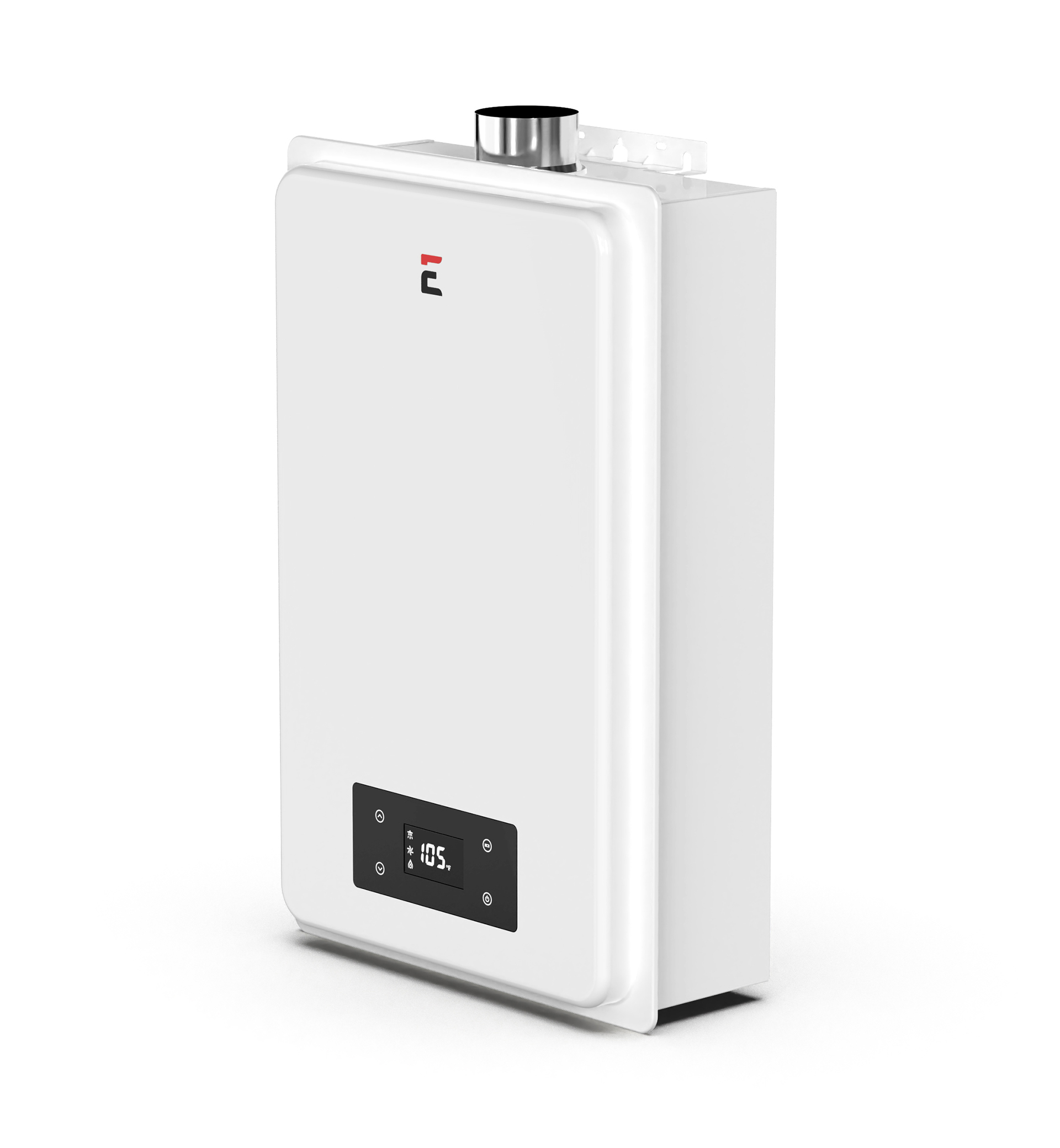 Eccotemp 6GB ING 6.0 GPM Natural Gas Tankless Water Heater - Indoor Installation for Home, Apartment & RV - Instant Hot Water for Showers, Sinks & Appliances