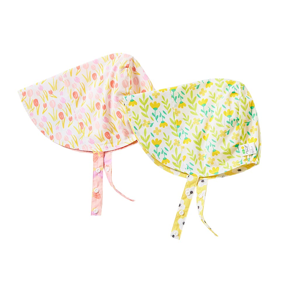 Vivobiniya Toddler Girl Flounce Knit Hat - Soft Baby Bonnet for Newborn to 8 Years - Perfect for Winter, Outdoor Play & Photoshoots