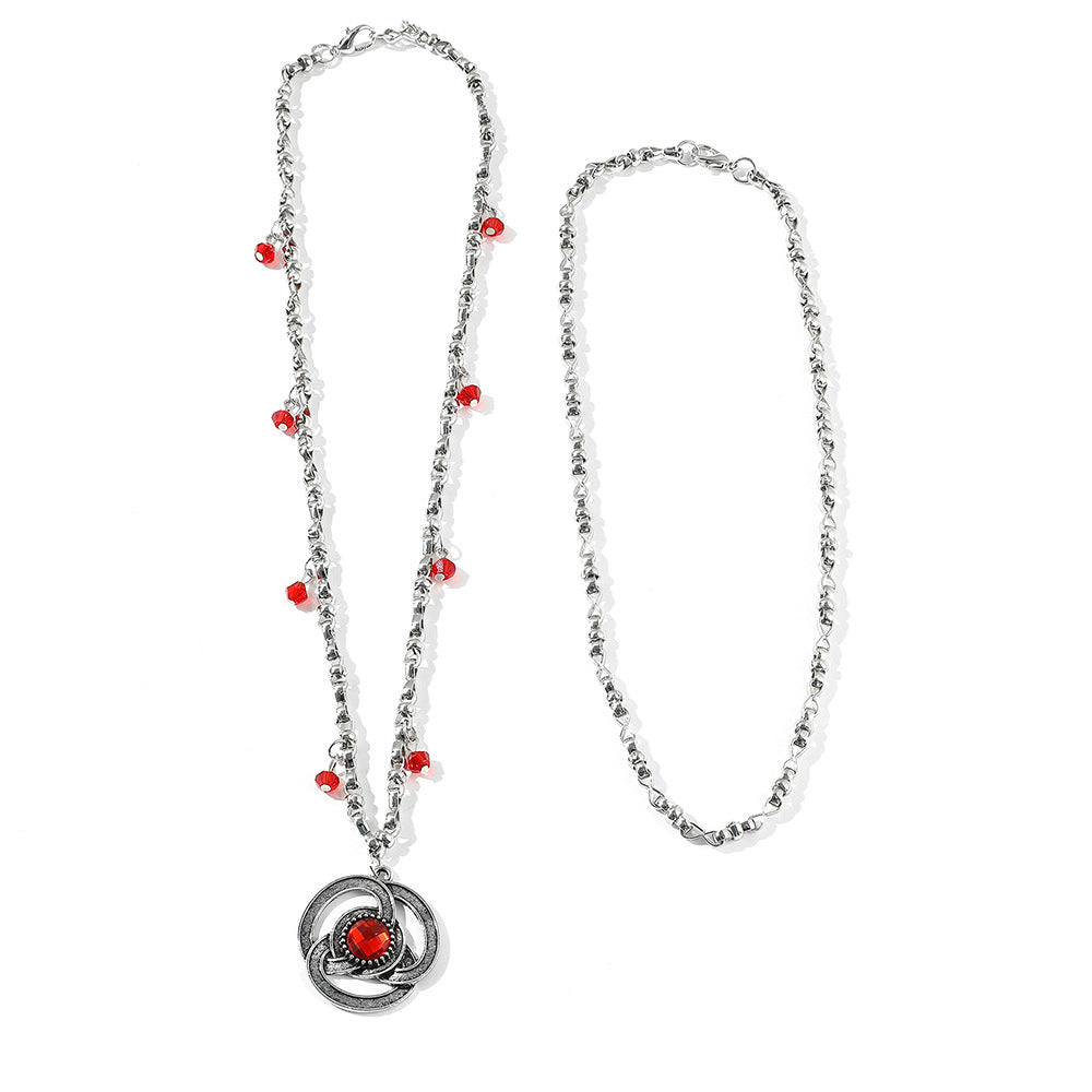 Elegant Alloy Silver Necklace for Women - Trendy Fashion Jewelry Gift for Her - Perfect for Date Night, Parties & Special Occasions