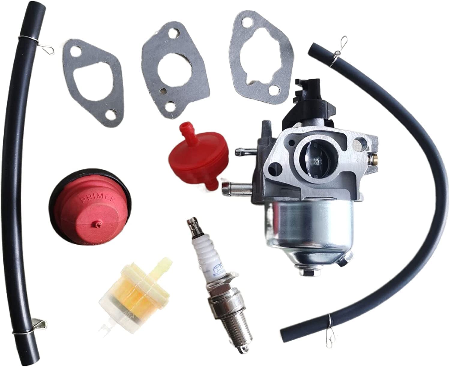 Powermore 140cc MTD Lawn Mower Carburetor 11A-02SB700 & BLACK+DECKER 25A-26S5736 String Trimmer Replacement Parts - Compatible with Lawn Mowers and Garden Trimmers for Easy Maintenance