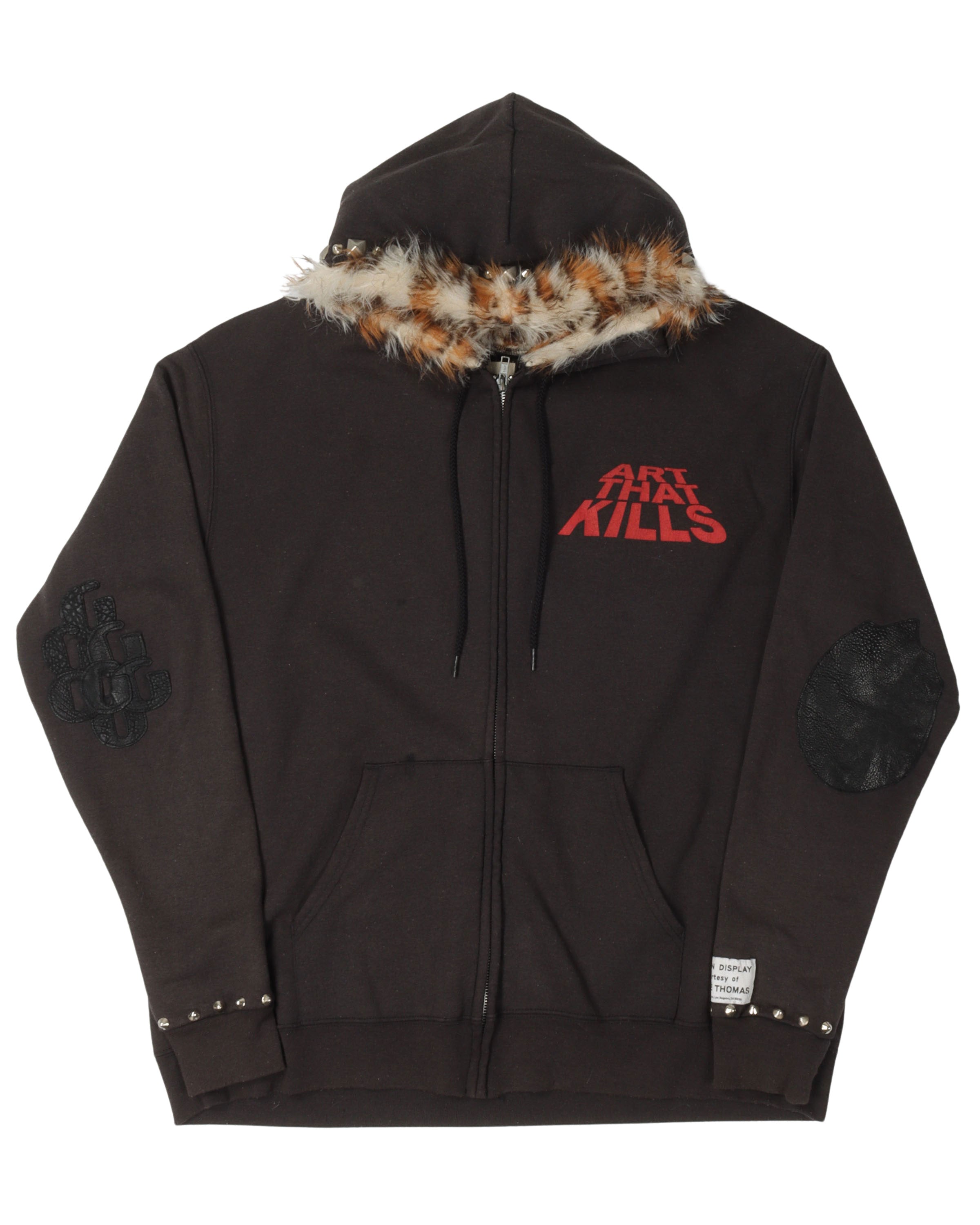 Art That Kills Fur Lined Zip Up Hoodie - Stylish Winter Jacket for Men & Women | Cozy Streetwear, Outdoor Activities & Casual Fashion