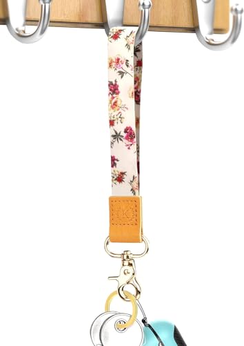 Little Red Flower Wristlet
