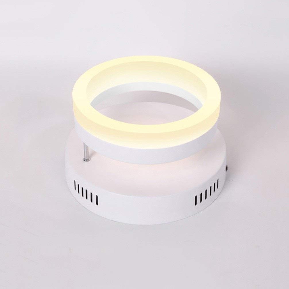 DLGGO 12W LED Ceiling Light, 6000K Natural White, 22cm Round Flush Mount, IP65 Waterproof for Indoor Use - Perfect for Bedroom, Bathroom, Kitchen, Hallway, Office & Dining Room Lighting