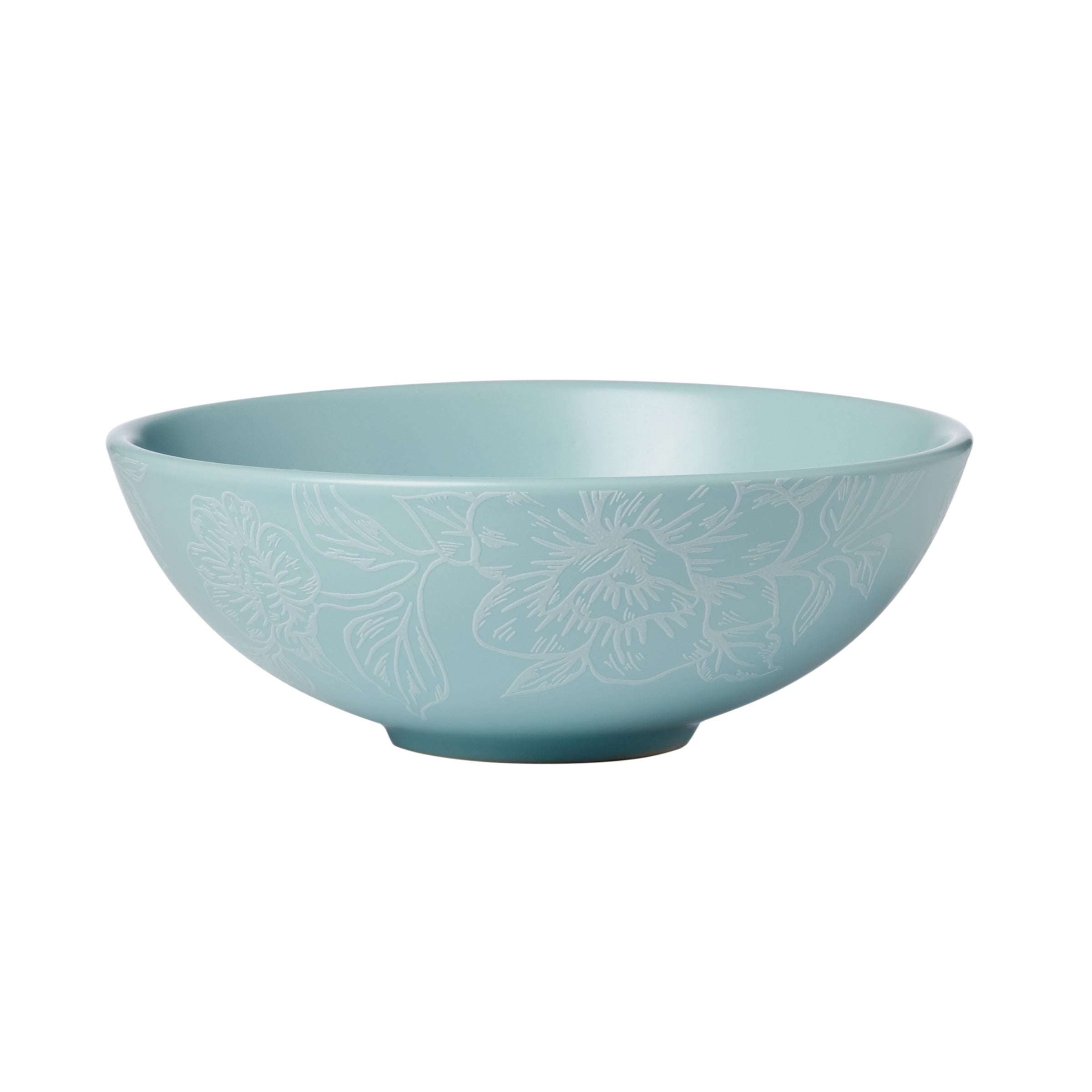 Roseto French Blue 12-Piece Dinnerware Set - Elegant Porcelain Plates, Bowls & Mugs - Perfect for Formal Dining, Dinner Parties & Home Decor