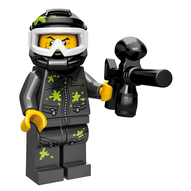 LEGO Collectible Minifigures Series 10 Paintball Player Figure (9/16) - Perfect for LEGO Collections, Gaming Displays & Creative Play