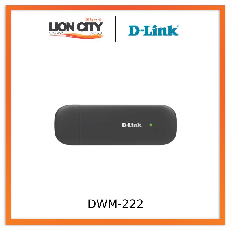 D-Link DWM-222 4G LTE USB Adapter - High-Speed Wireless Internet Dongle for Laptops & PCs - Perfect for Remote Work, Travel & Mobile Connectivity