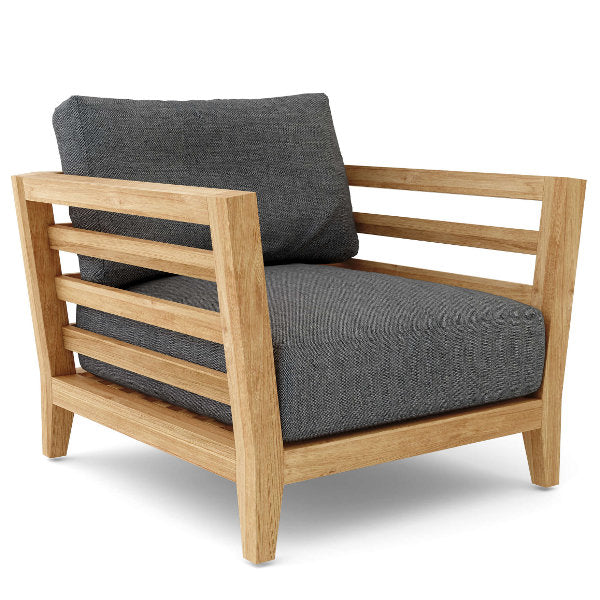Cordoba Deep Seating Armchair - Comfortable Patio Lounge Chair with Cushions, Outdoor Furniture for Garden, Poolside & Backyard Relaxation
