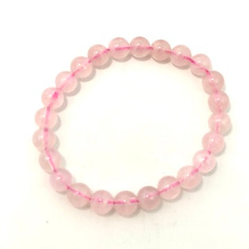 Natural Rose Quartz Bracelet for Women - Healing Crystal Jewelry for Stress Relief & Positive Energy - Perfect for Meditation, Yoga & Everyday Wear