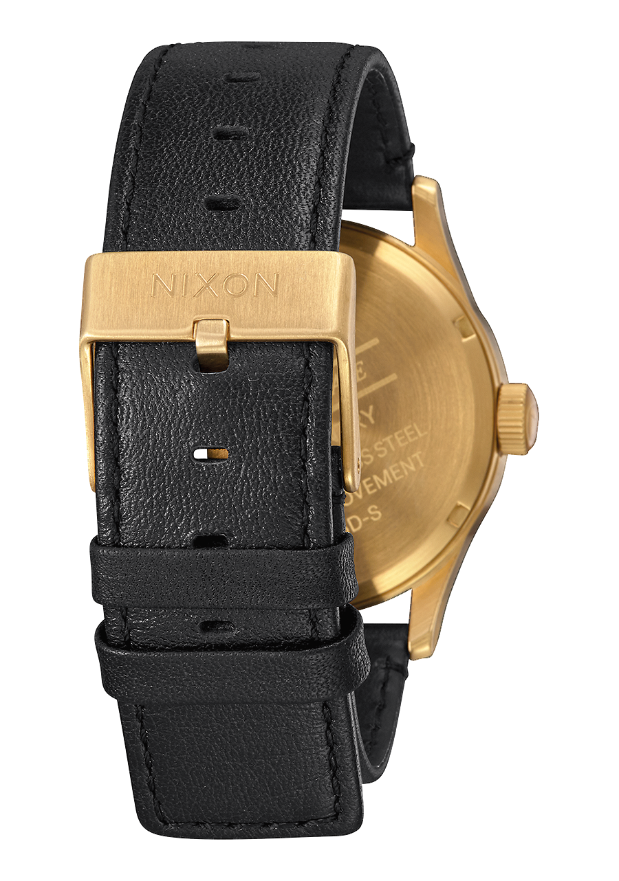Sentry Leather Wallet - Luxury All Gold & Black Genuine Leather Wallet for Men | Perfect for Everyday Use, Travel & Business