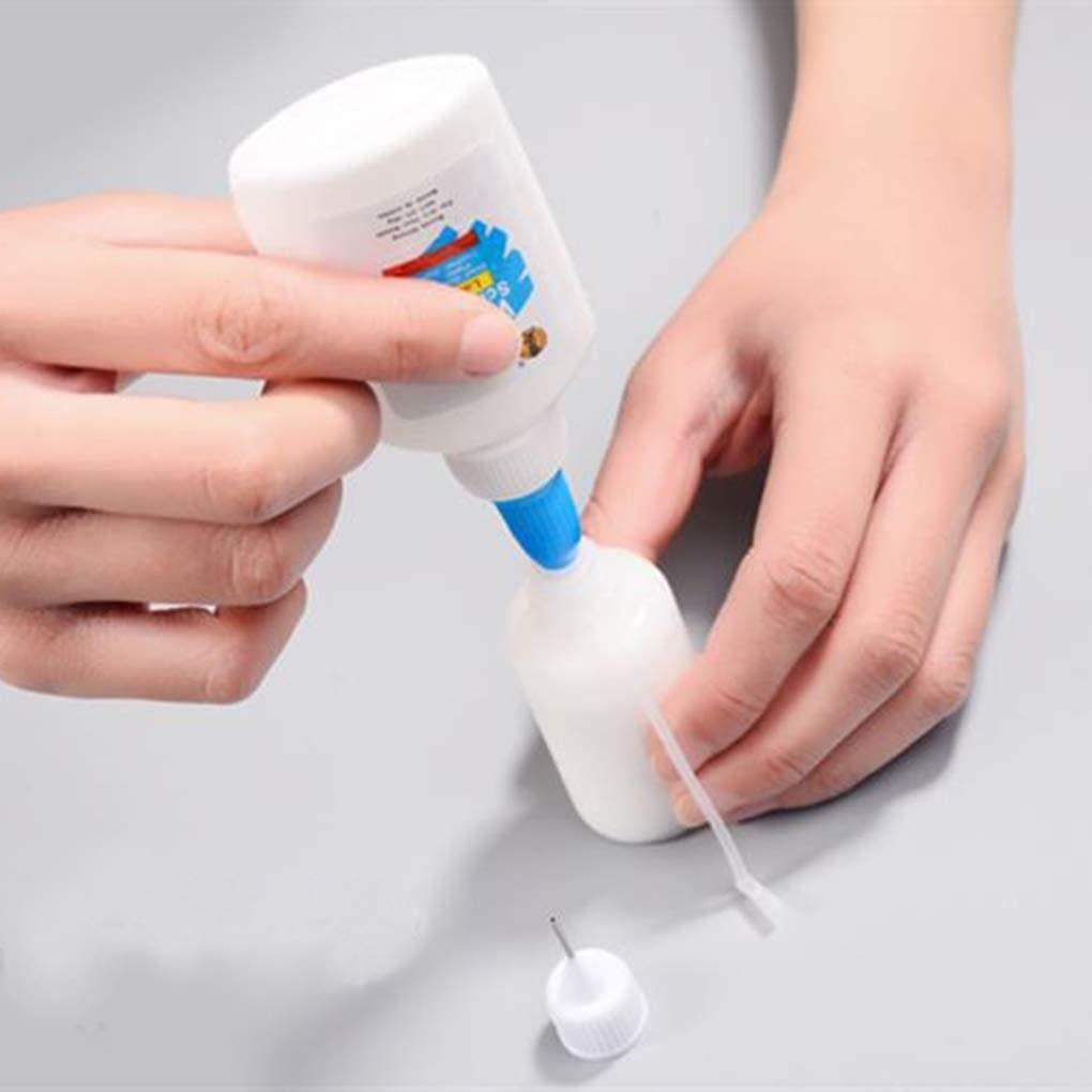30ml Empty Glue Bottle with Precision Needle Tip - Refillable Applicator for Paper Quilling, DIY Crafts, Scrapbooking - Durable Plastic Glue Dispenser for Art Projects & Home Decor