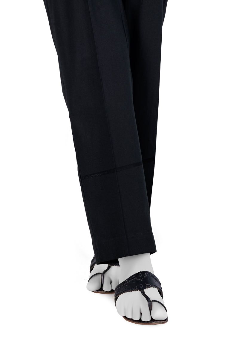 Premium Cambric Black Trousers for Men - J. Junaid Jamshed Slim Fit Formal Pants | Office Wear, Business Meetings & Special Occasions
