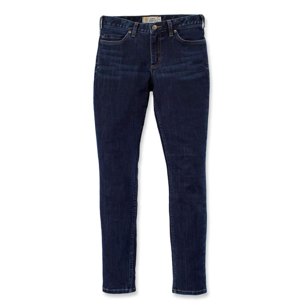 Carhartt Women's Rugged Flex Slim Fit Jeans - Durable Work Pants for Construction, Farming & Outdoor Activities | Stretch Denim Comfort for All-Day Wear