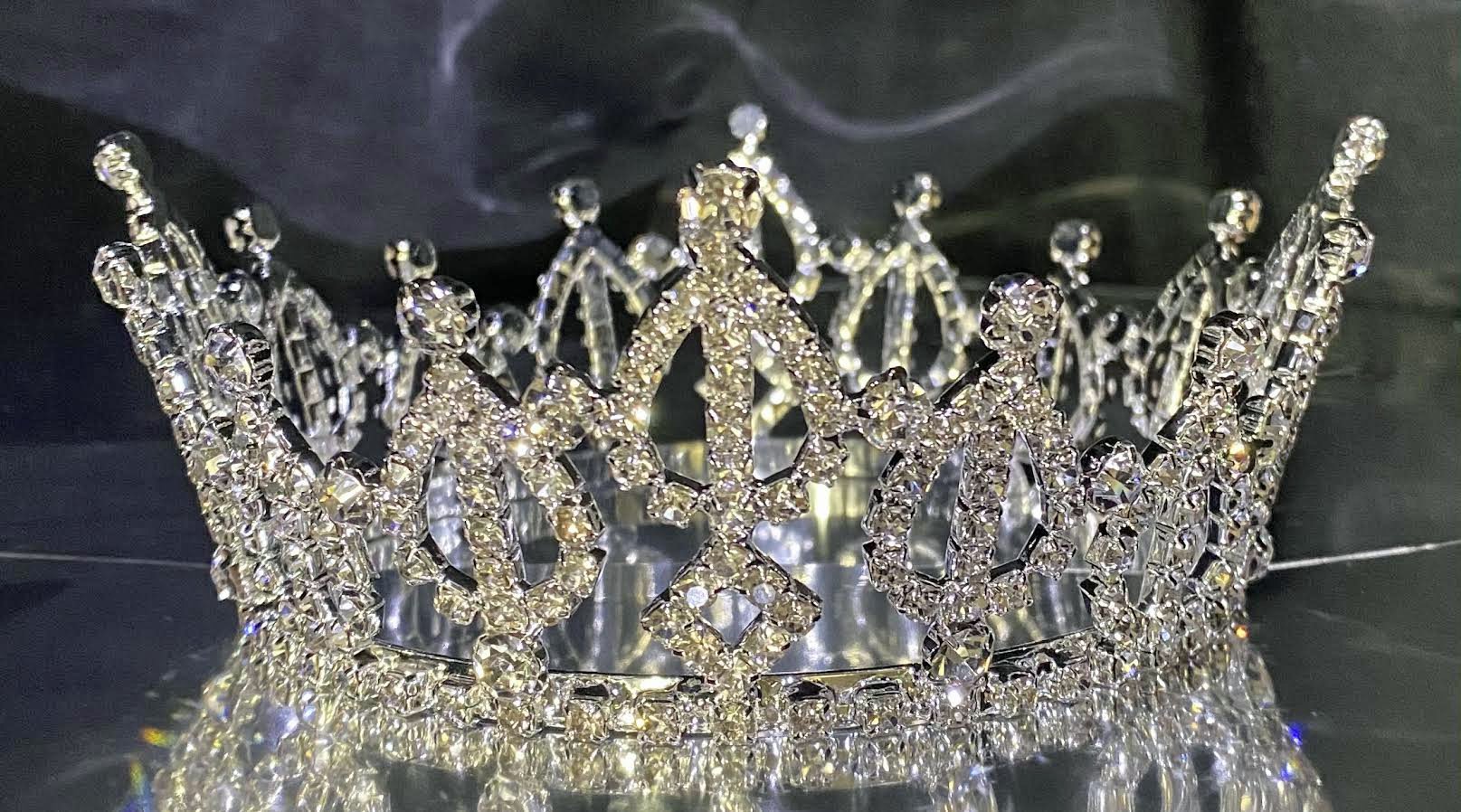 Cinderella Series 2x4 Inch Full Rhinestone Crown for Women - Sparkling Princess Tiara for Cosplay, Birthday Parties, Pageants & Special Occasions