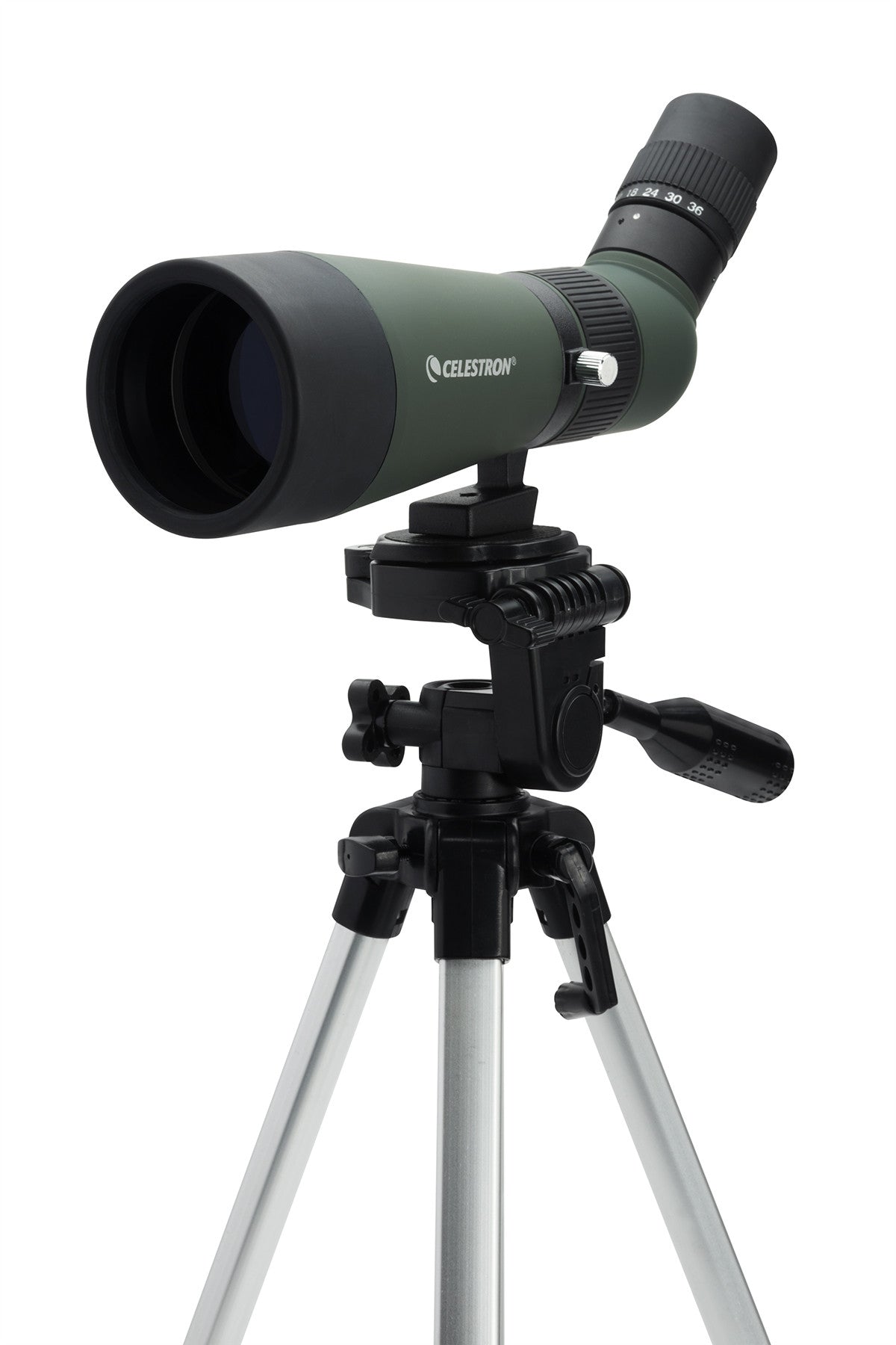 LandScout 12-36x60mm Angled Zoom Spotting Scope with Backpack Kit - Compact & Powerful for Bird Watching, Hunting, and Outdoor Adventures