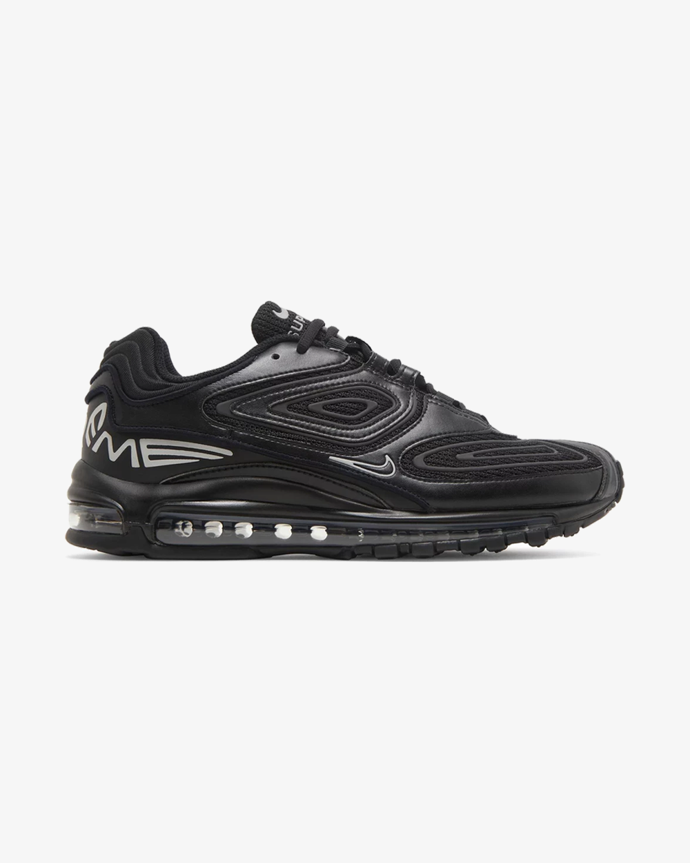 Nike x Supreme Air Max 98 TL Black Sneakers - Men's/Women's Limited Edition Collaboration Shoes for Running, Streetwear & Sneaker Collectors