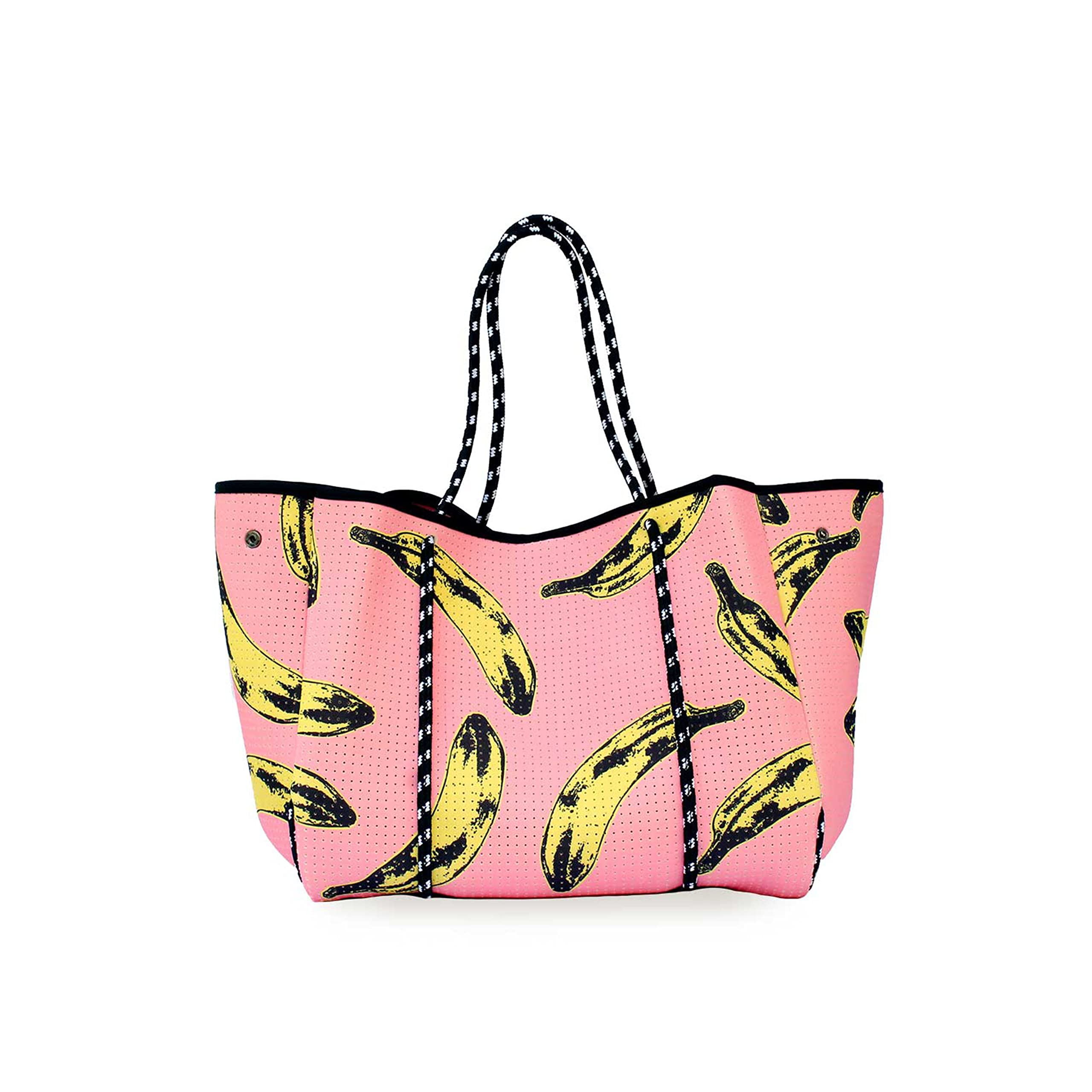 PopUps Neoprene Large Tote Bag for Women - Lightweight Water-Resistant Multipurpose Beach Gym Diaper Pool Travel Bag - Perfect for Workouts, Swimming, Shopping & Vacation Essentials