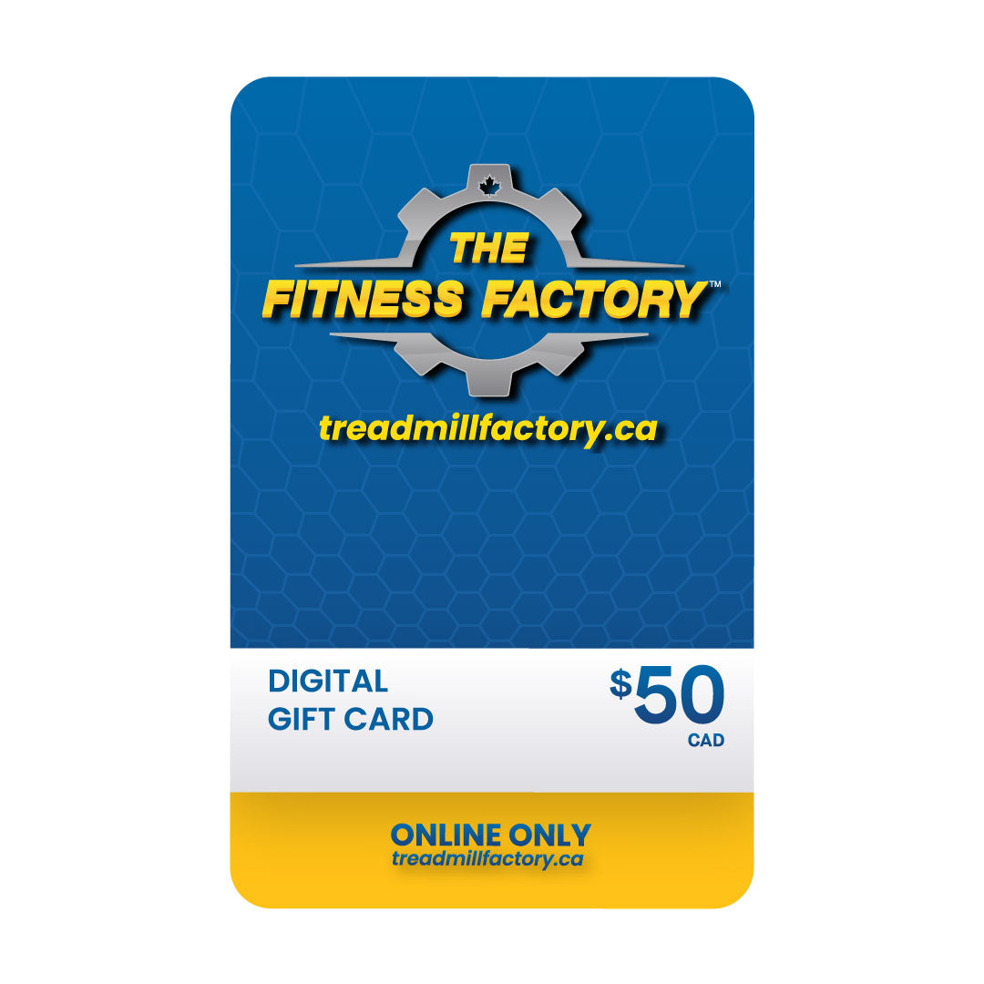 Treadmill Factory Gift Card - Perfect for Fitness Enthusiasts, Gym Lovers & Home Workouts - Ideal for Birthdays, Holidays & Special Occasions