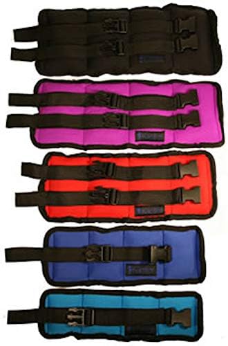 Adjustable Ankle & Wrist Weights for Women & Men - 1-5 lbs Set for Fitness, Running, Walking & Home Workouts - Lightweight Neoprene Design for Comfort & Support
