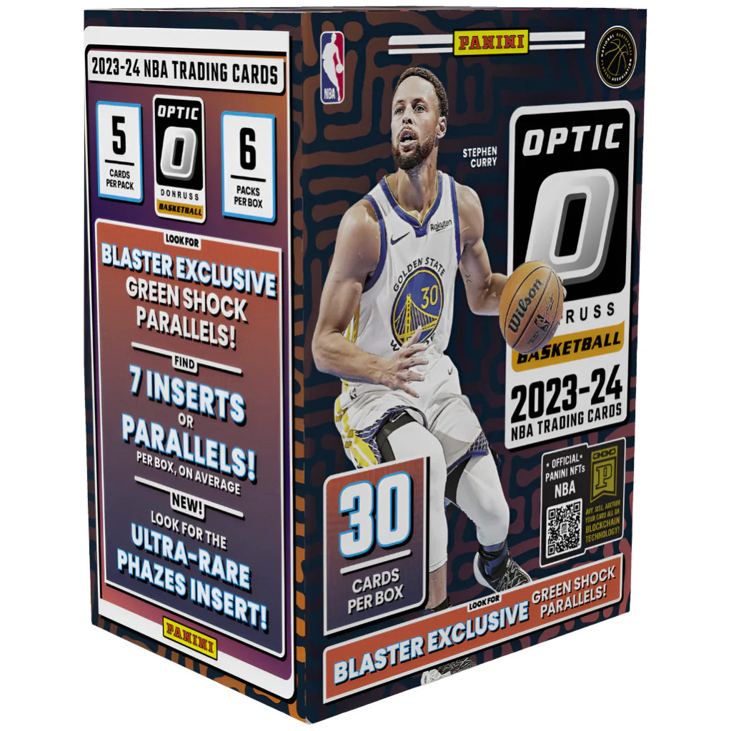 2023-24 Panini Donruss Optic Basketball Blaster Box - NBA Trading Cards Collection - Perfect for Collectors, Investors & Fantasy Sports Fans