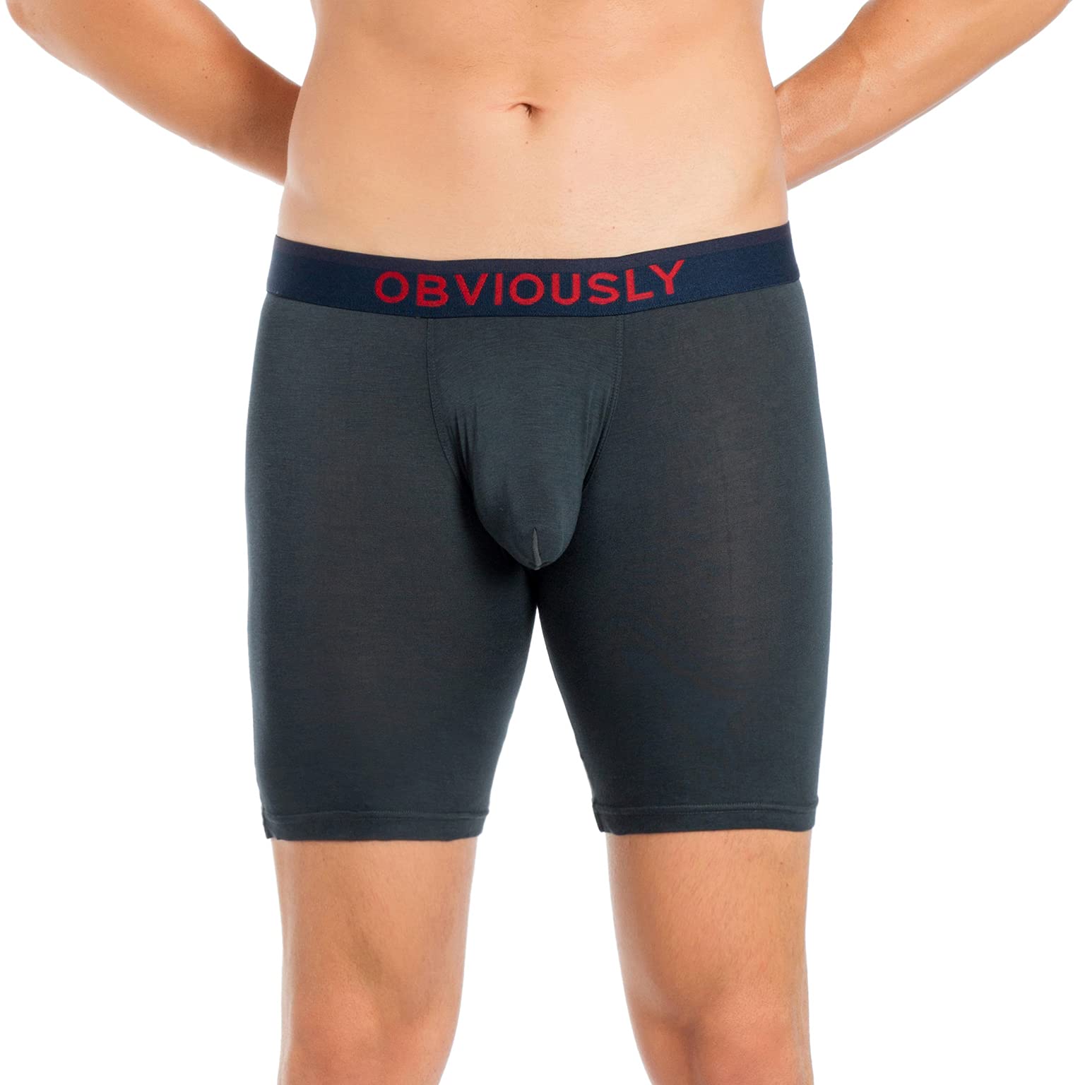 Obviously Freeman - 6 Inch Boxer Briefs for Men | Soft & Breathable Underwear | Perfect for Workout, Running & Everyday Comfort