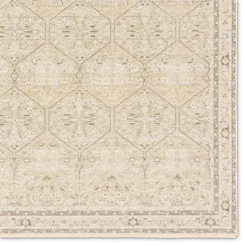 Jaipur Living Solene Lethia Area Rug - Soft Bohemian Style Handmade Wool Rug for Living Room, Bedroom & Home Decor