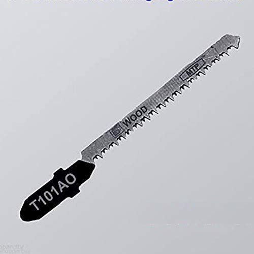 10-Pack T101AO 3-Inch T-Shank Clean Curved Cutting Jigsaw Blades - Compatible with Bosch HCS Wood Cutting - Perfect for DIY Projects, Woodworking, and Home Renovations