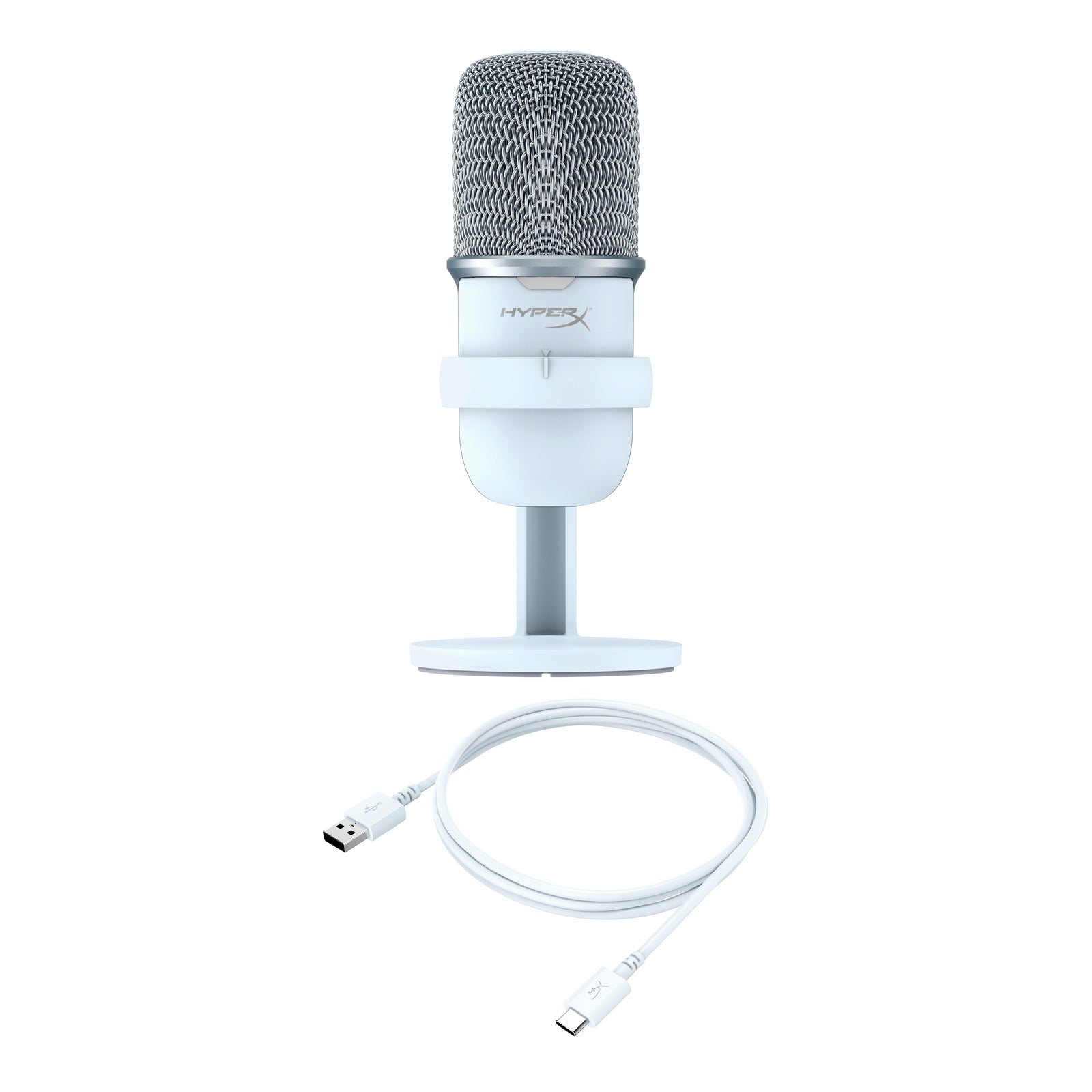 HyperX SoloCast USB Condenser Microphone for Streaming, Gaming & Podcasting - Plug & Play PC Mic with Noise Cancellation for Clear Voice Capture