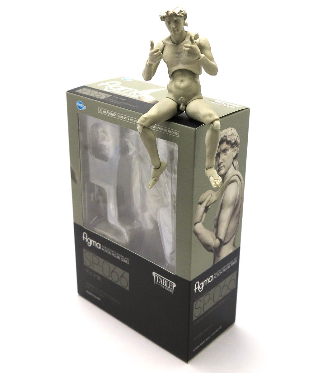 Figma Michelangelo's David Statue - Table Museum Collection - Perfect for Home Decor, Office Display & Art Lovers