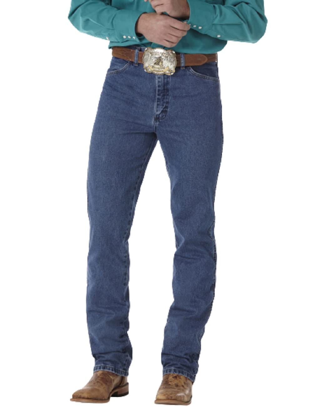 Wrangler Men's Straight Fit Jeans - Classic Comfort for Everyday Wear | Perfect for Casual Outfits, Work & Outdoor Activities