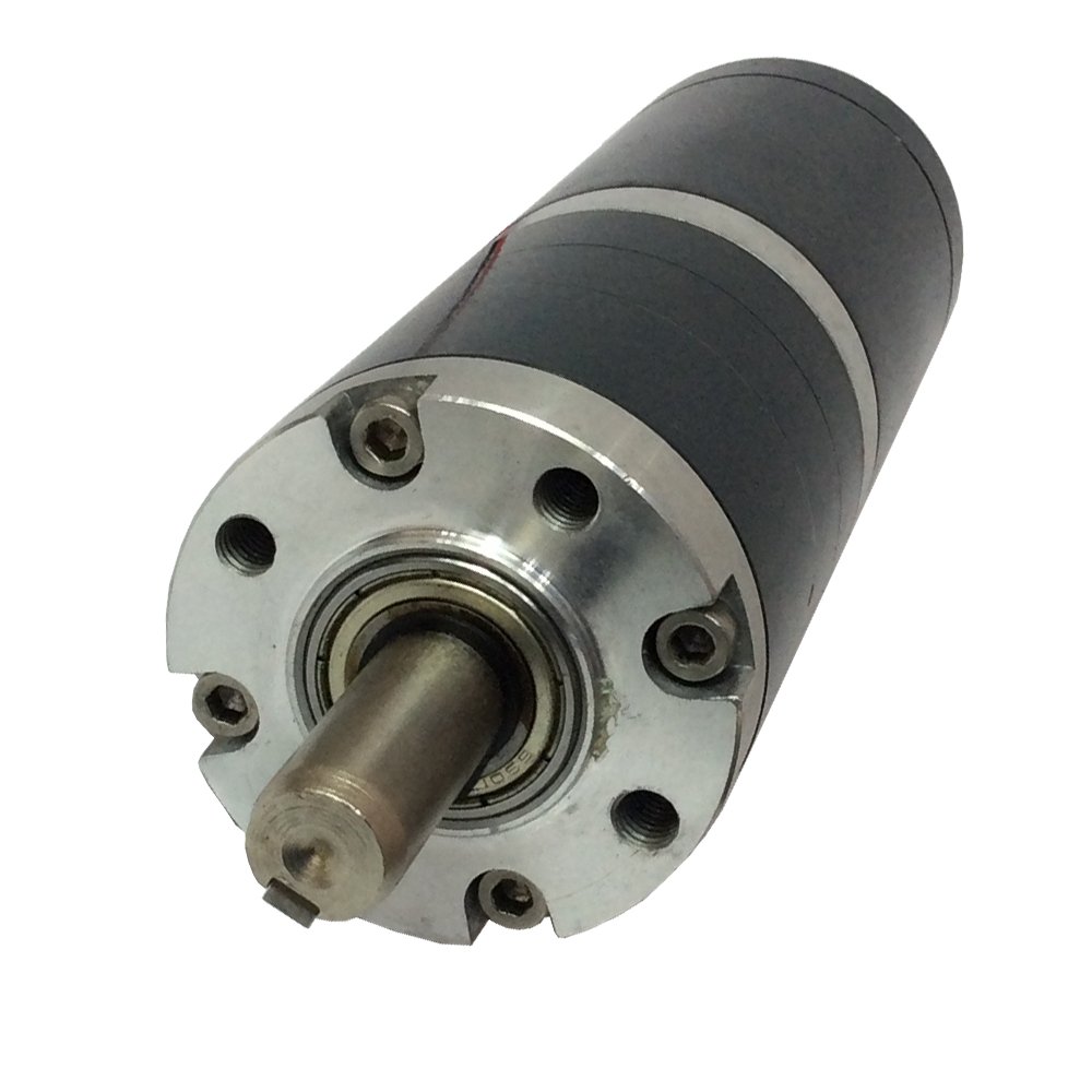12V DC Planetary Gear Motor 50 RPM, 50mm Diameter with 12mm Output Shaft & Metal Gearbox - High Torque Low Speed Motor for Robotics, DIY Projects, and Automation Systems