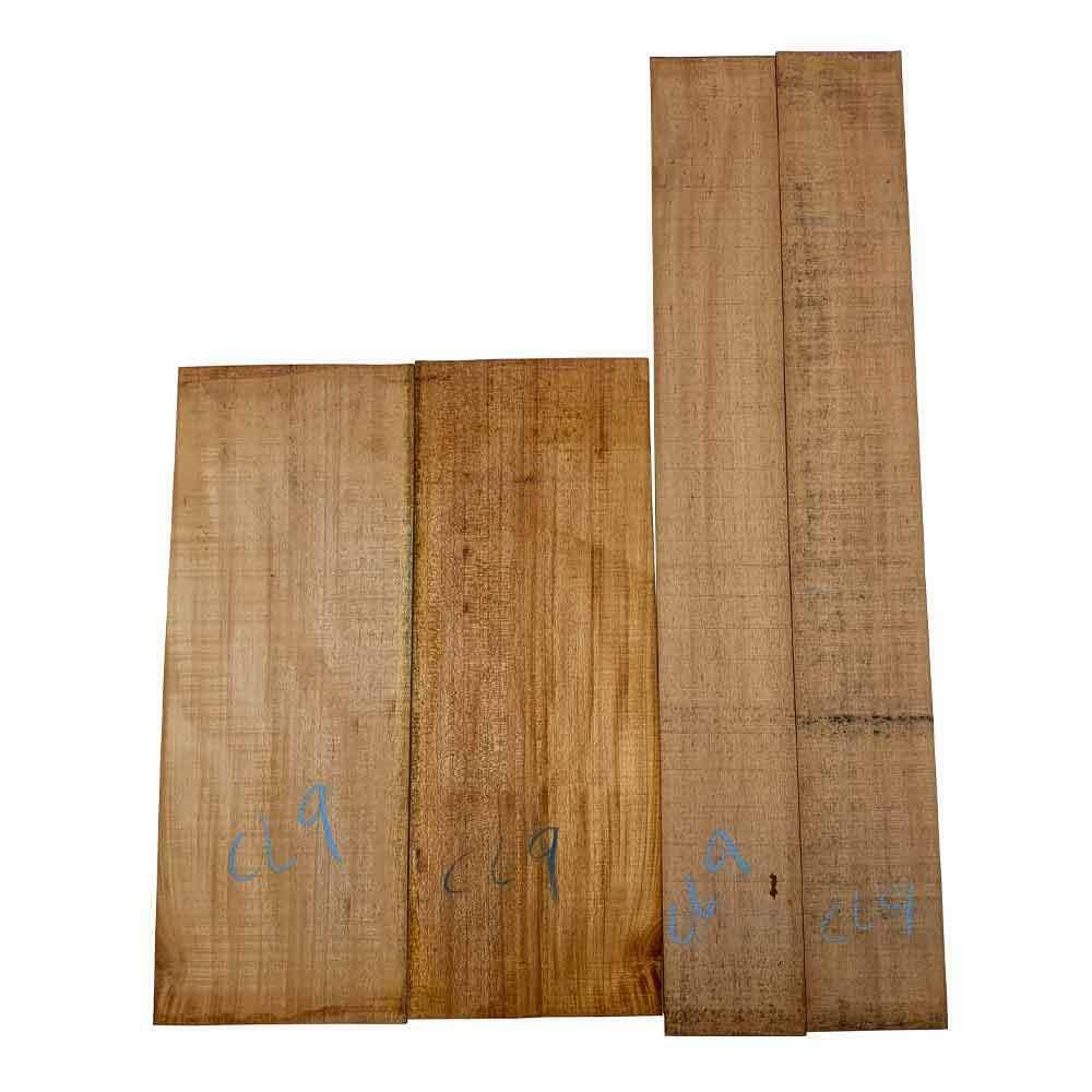 Premium Honduran Mahogany Guitar Back and Sides Set - Best Luthier-Grade Tonewood for Classical & OM Acoustic Guitars - Perfect for Custom Guitar Building and Instrument Repair