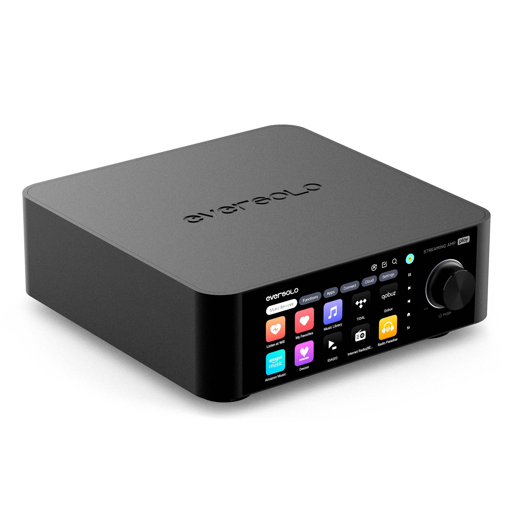 Eversolo All-in-One Audio Streamer & Amplifier - High-Quality Wireless Music Streaming for Home Theater & Hi-Fi Systems