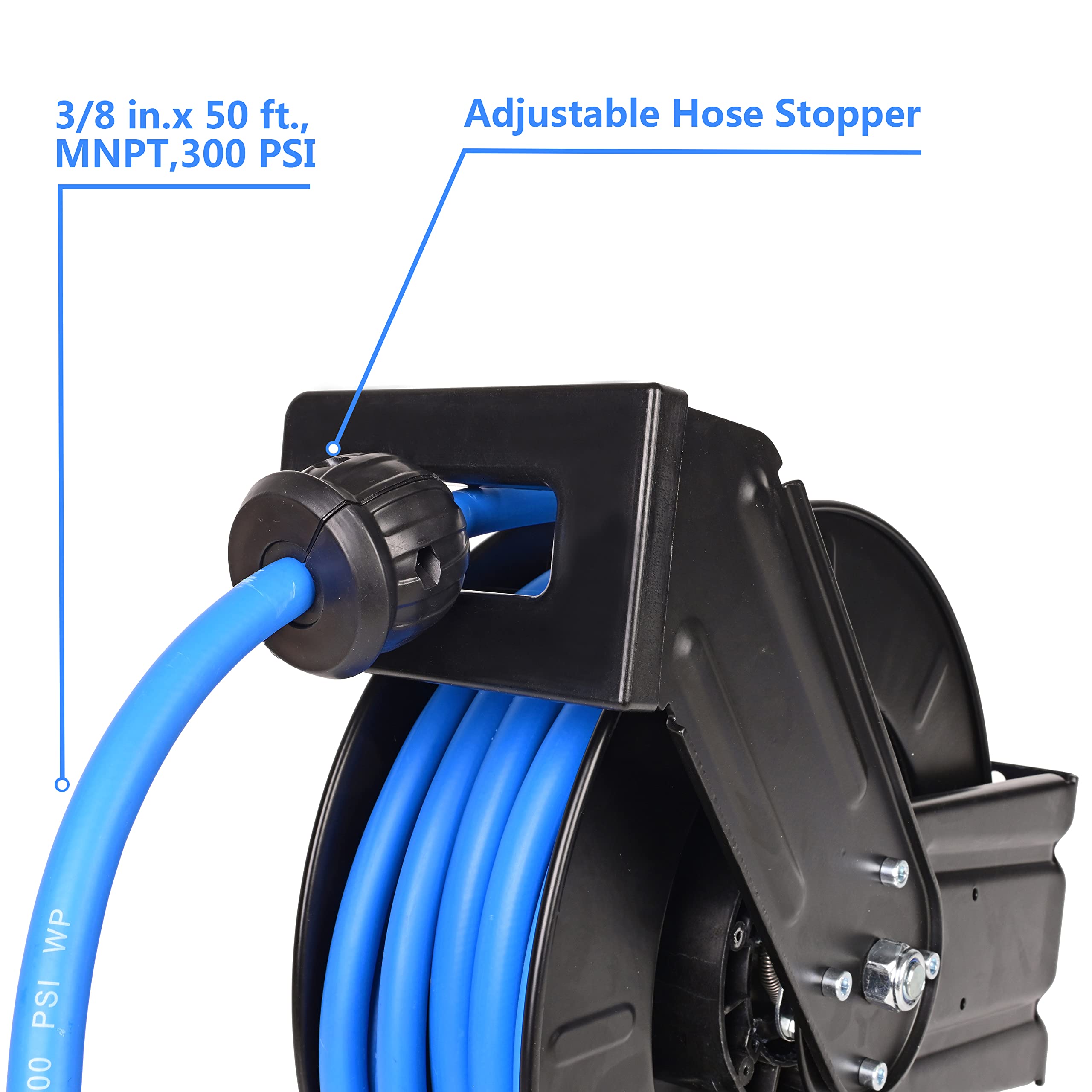Eisen E039Q Retractable Air Hose Reel - 3/8