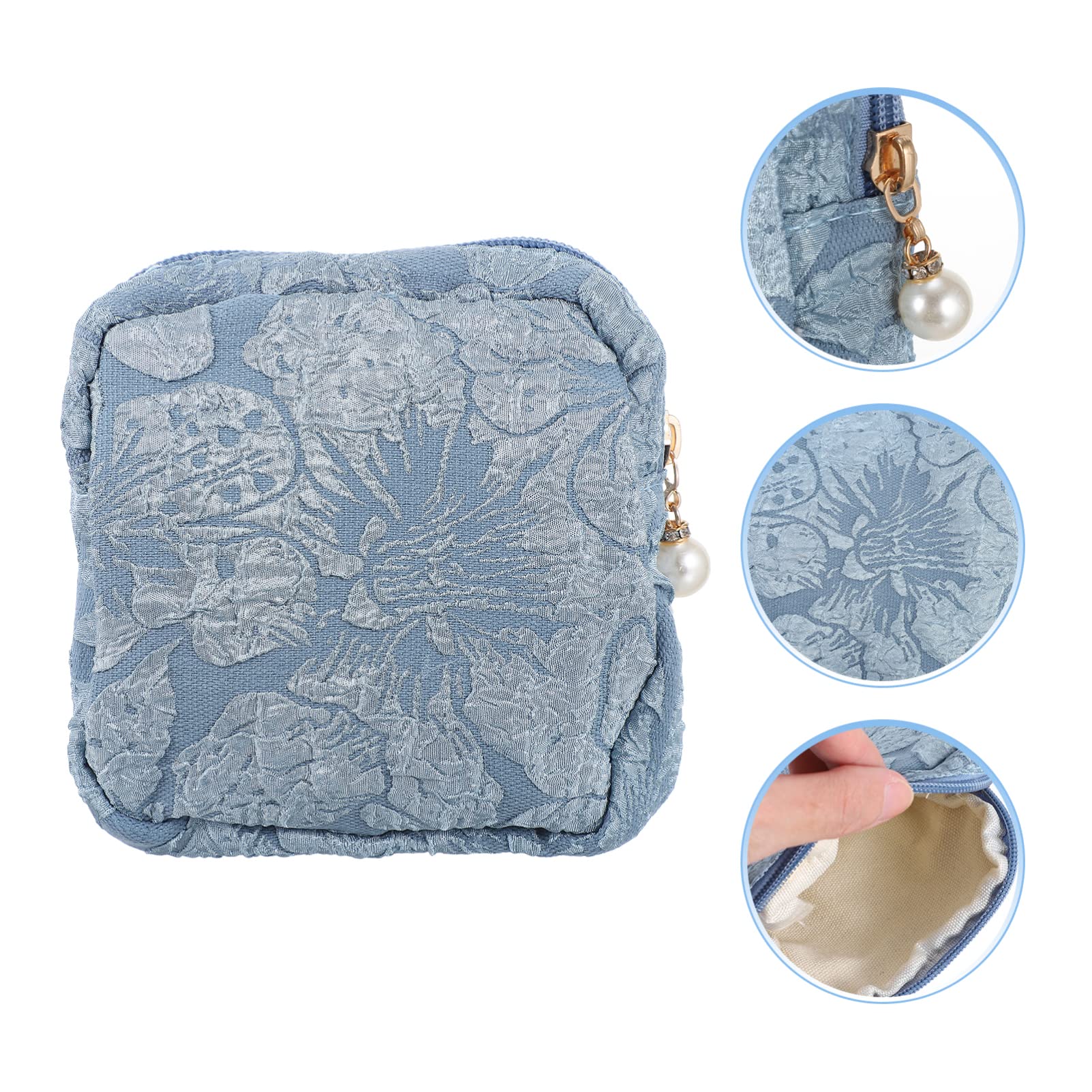 EXCLUZO Sanitary Napkin Bag - Leak-Proof Menstrual Pad Holder, Nursing Pouch & Travel Cosmetic Organizer for Women | Perfect for School, Gym, Work & Travel Essentials