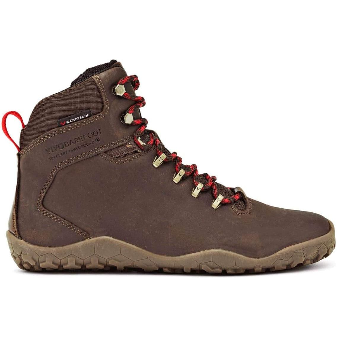 Vivobarefoot Women's Tracker FG Boot - Waterproof Hiking Shoes for Outdoor Adventures in Dark Brown | Perfect for Trail Running, Camping & Winter Walking