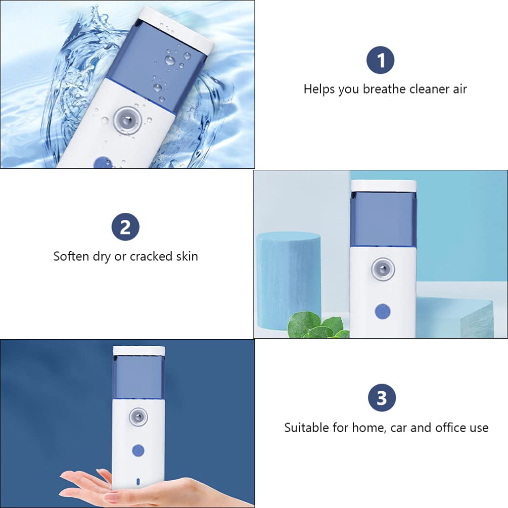 1pc Nano Facial Steamer & Hydrating Mist Sprayer for Skin Care - Portable Face Moisturizing Device for Home Spa, Travel & Daily Beauty Routine