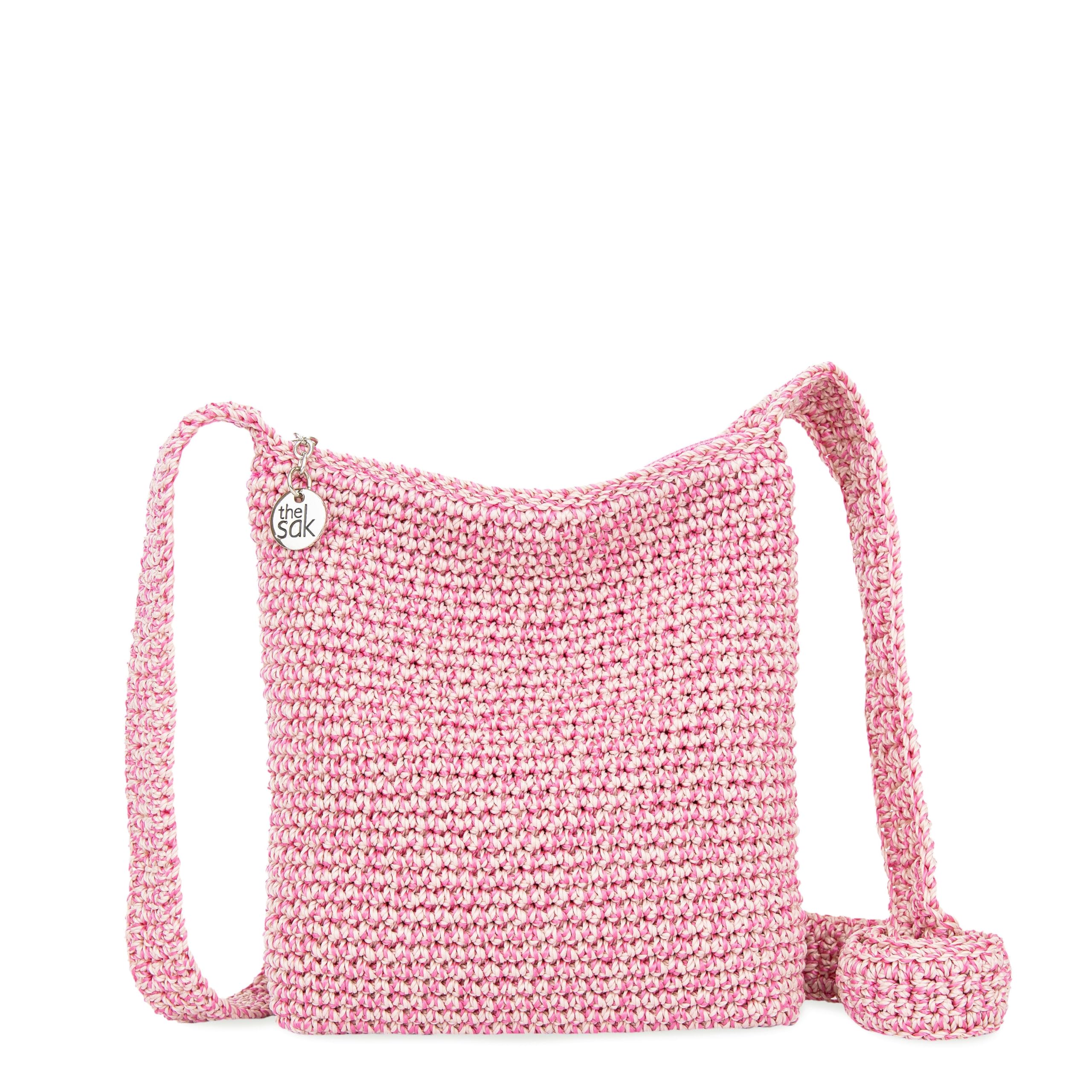 The Sak Crochet Craze Rad Crossbody Bag for Women - Boho Chic Handbag with Adjustable Strap - Perfect for Everyday Use, Travel & Shopping