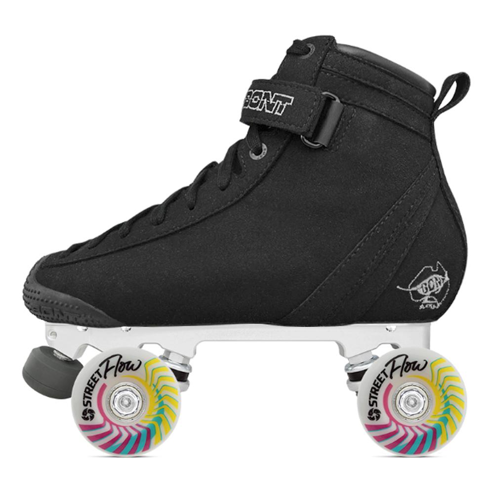Bont ParkStar Tracer Flow Package Vegan Roller Skates - Outdoor & Indoor Quad Skates for Women & Men - Perfect for Park Skating, Rink & Street Roller Derby