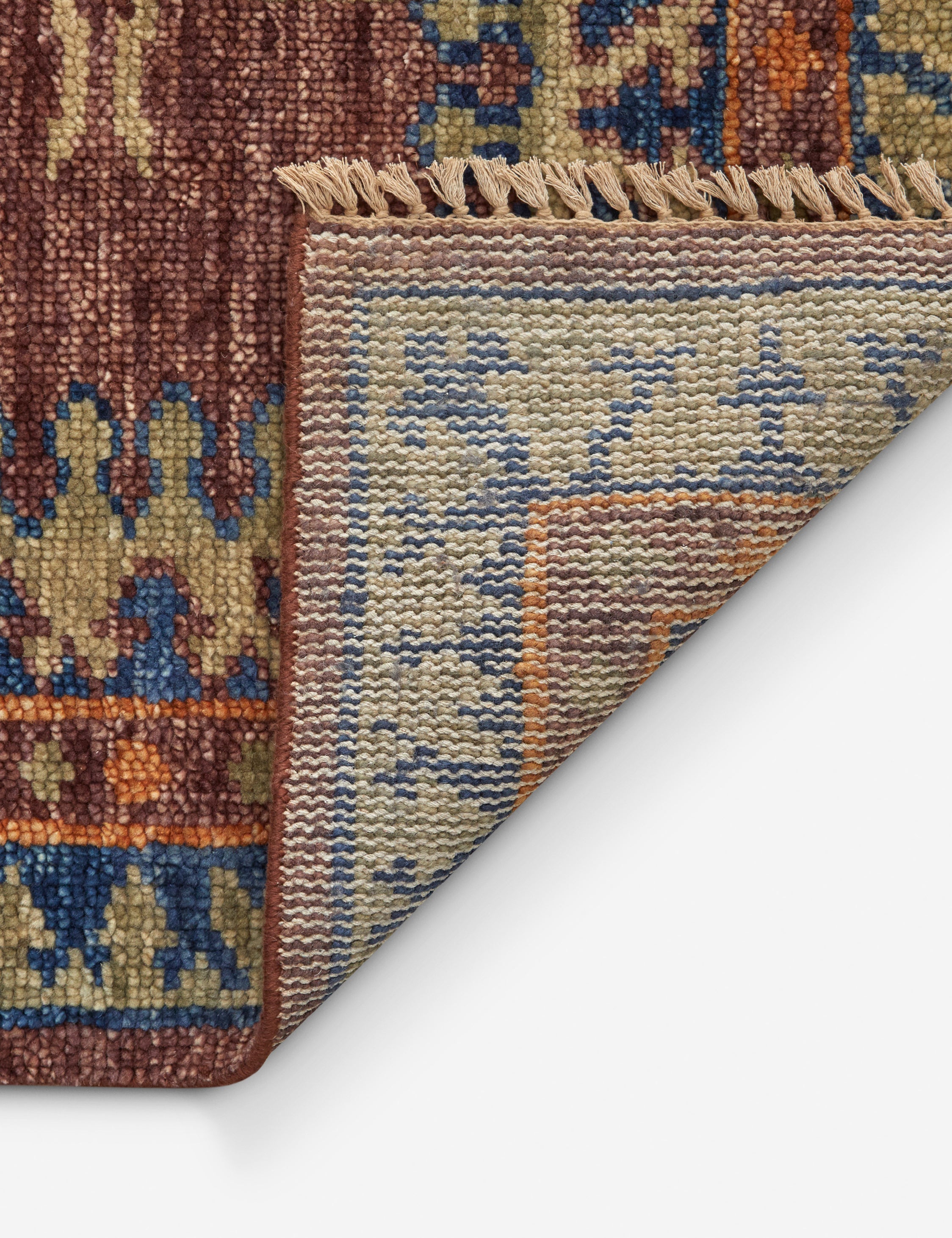 Handmade Cornado Wool Area Rug - Premium Hand Knotted Design for Living Room, Bedroom & Dining Room Decor