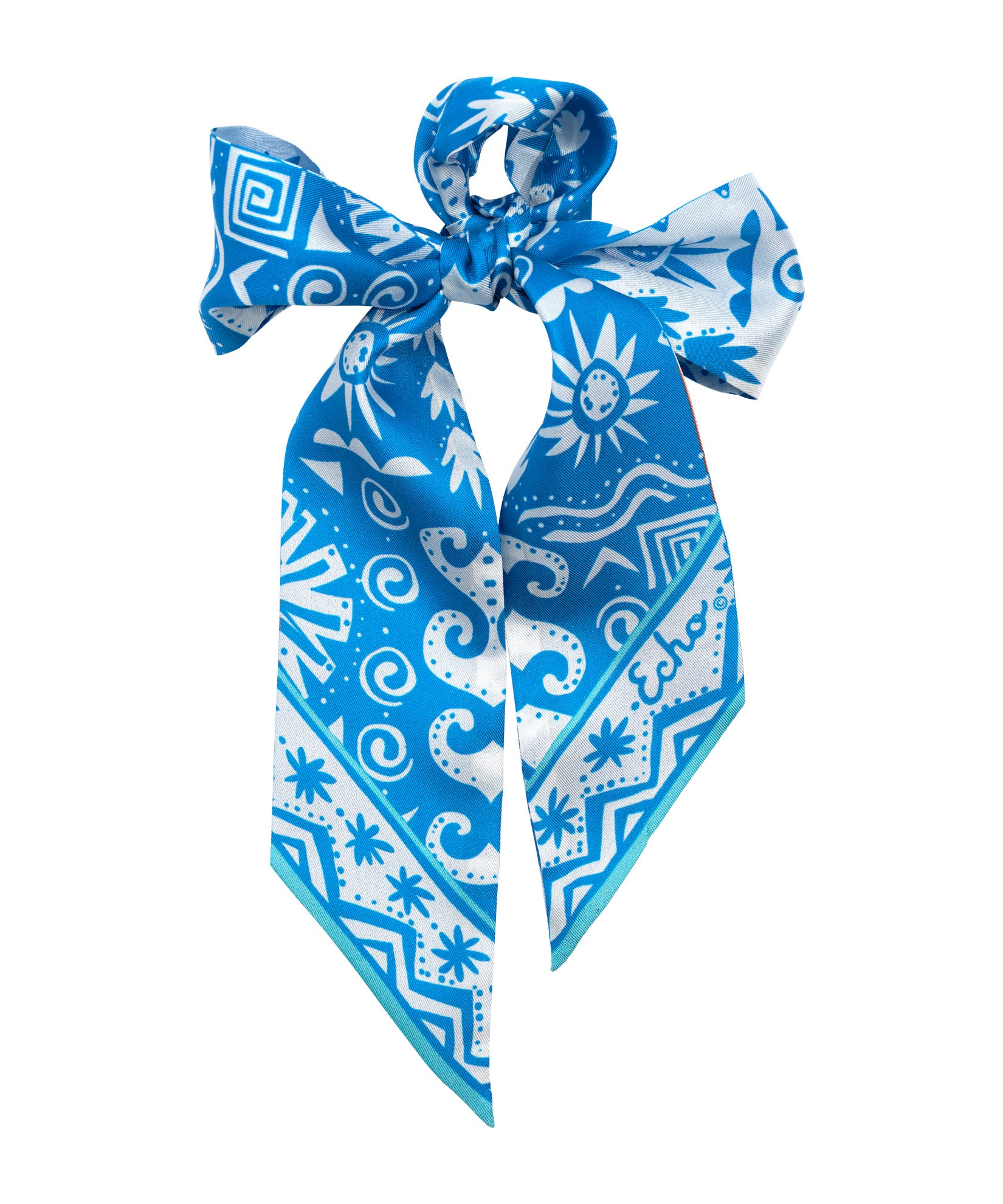 Sun and Surf Silk Ribbon Scarf - Lightweight Summer Beach Accessory for Women - Perfect for Beach Outings, Vacations, and Summer Fashion