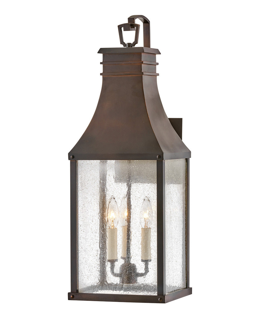 Beacon Hill Blackened Copper LED Wall Sconce - Modern Lighting Fixture for Bedroom, Living Room & Hallway