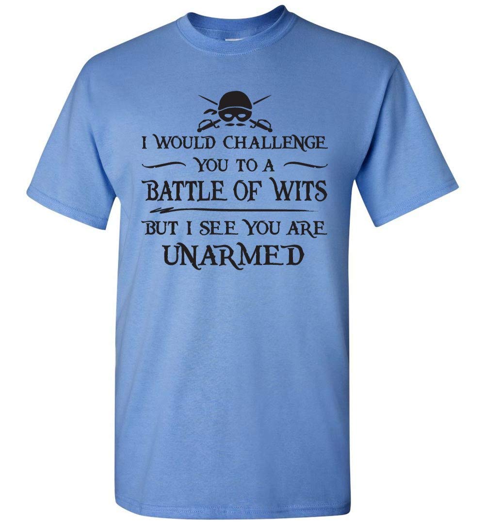 The Princess Bride T-Shirt - Battle of Wits Quote - Funny Movie Fan Gift - Perfect for Cosplay, Comic Con & Pop Culture Events