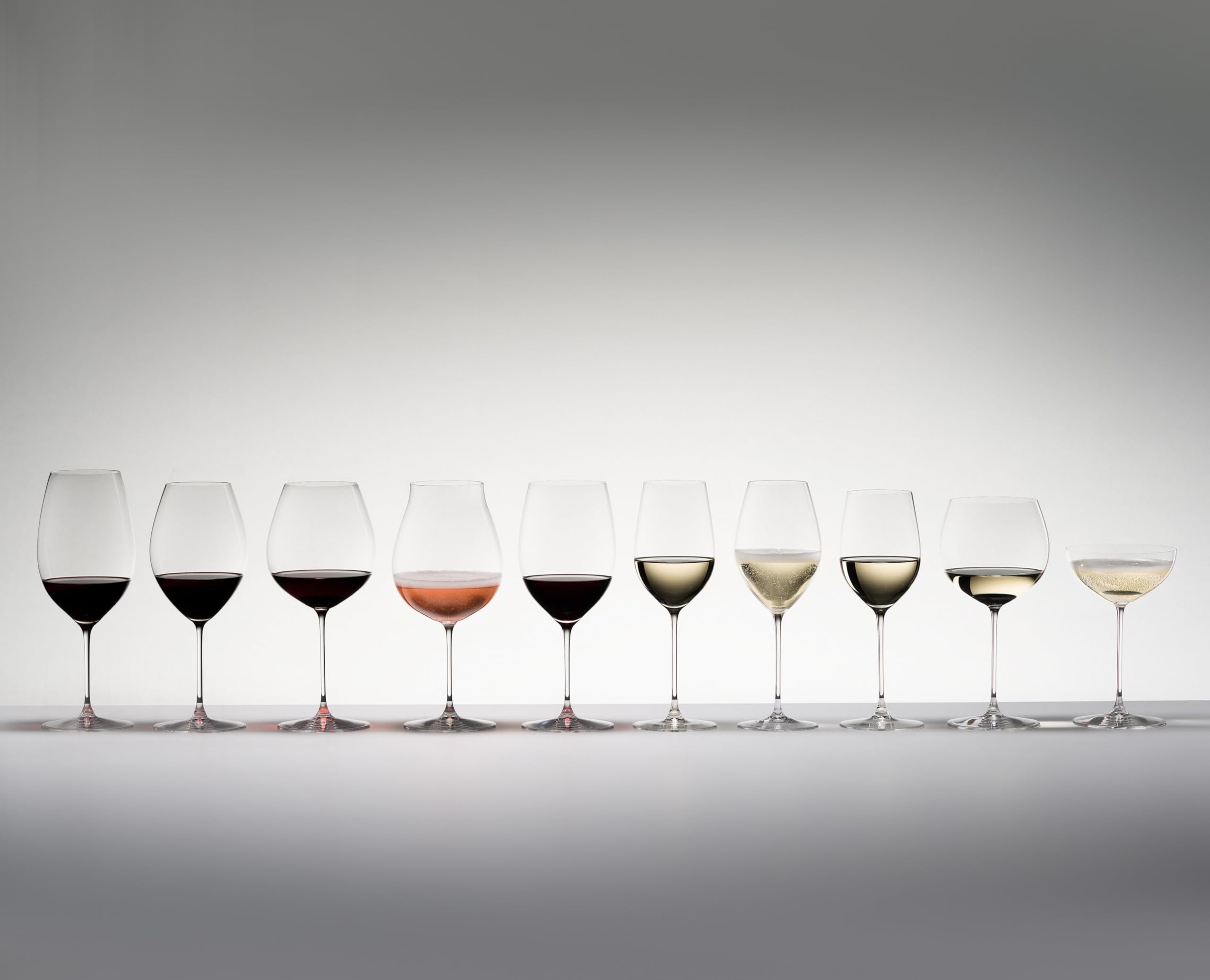Riedel Veritas Pinot Noir Wine Glasses - Set of 2 Crystal Stemware for Red Wine - Perfect for Fine Dining, Wine Tasting & Gift Giving